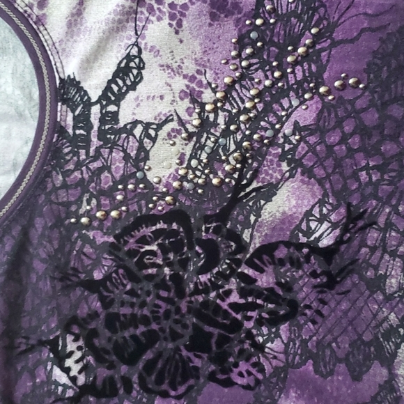 Bonita Purple/Multi-coloured Long-sleeved Shirt - Picture 2 of 6